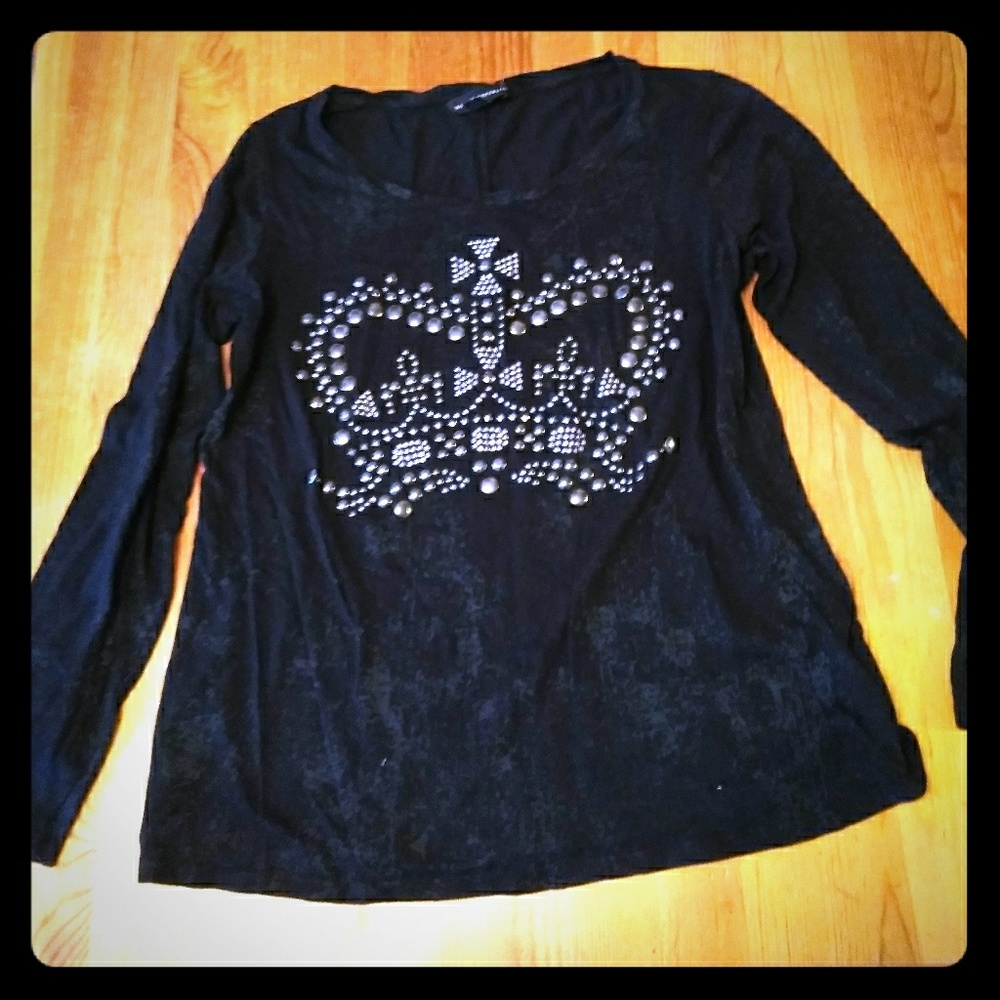 Rock & Republic large studded rhinestone top